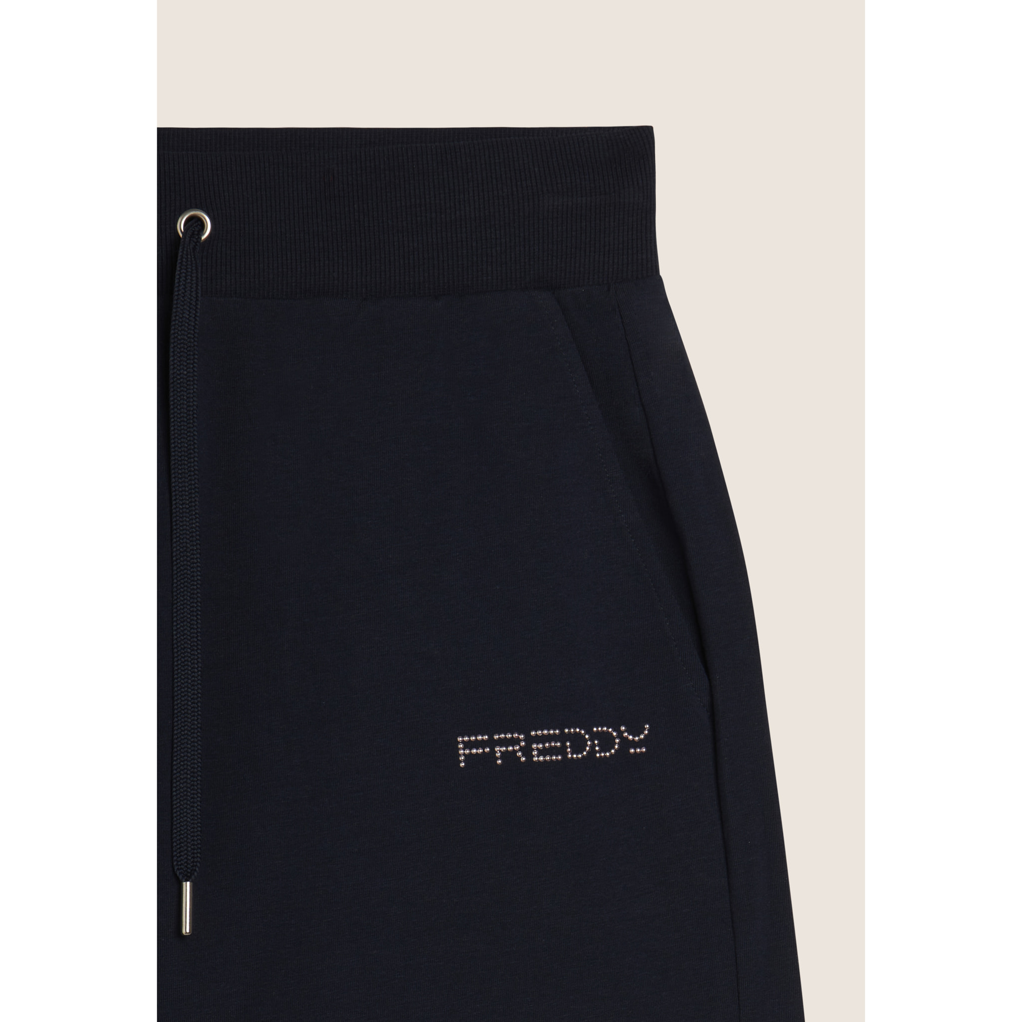Pantaloncini Sportivi in Jersey con Coulisse e Logo FREDDY