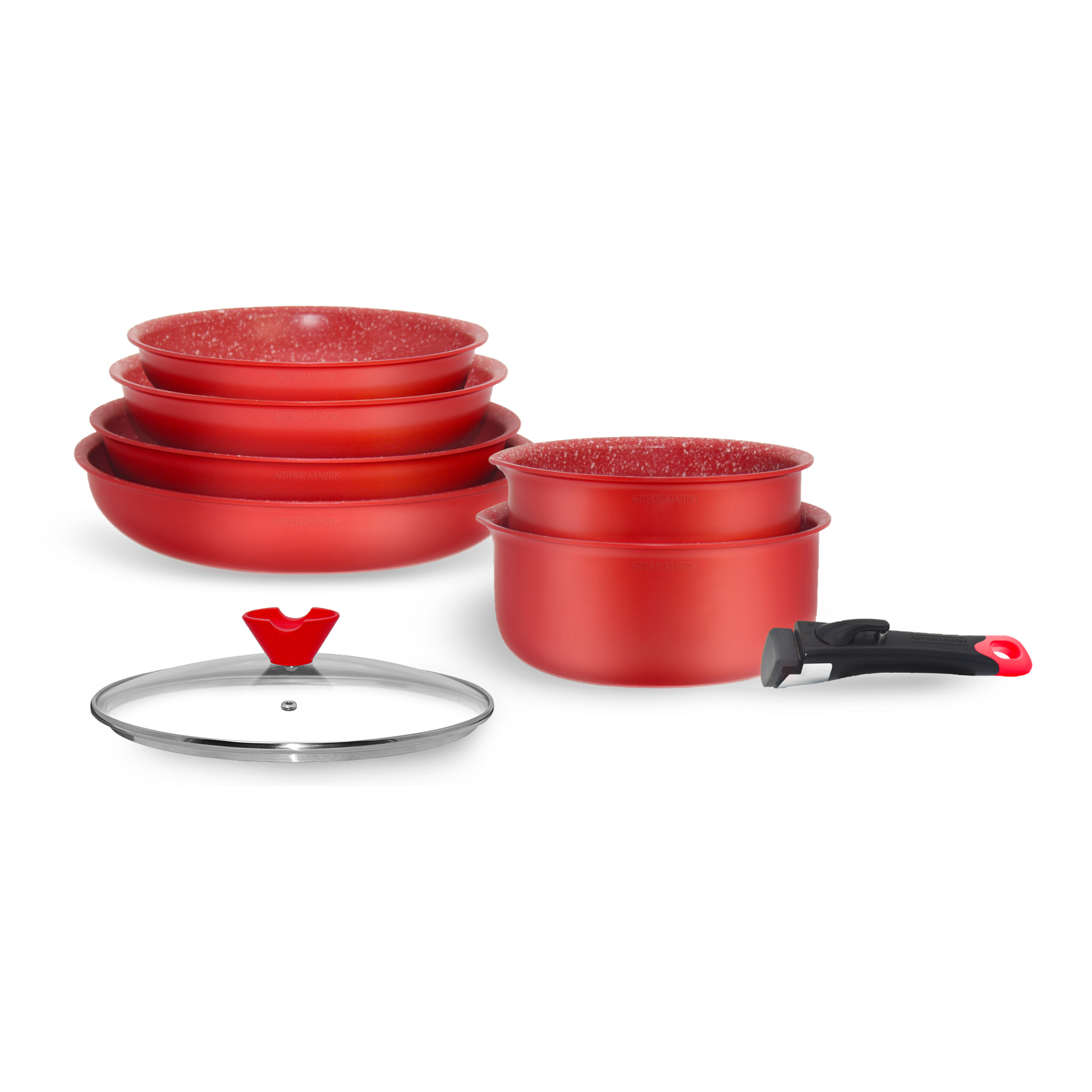 Batterie amovible 8 pièces rouge