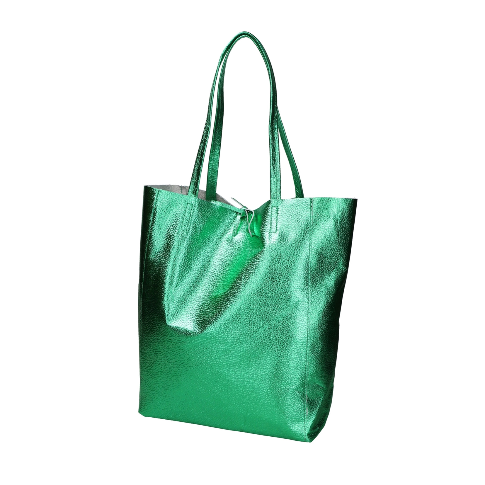 Borsa Shopper da donna In Vera pelle Made in Italy 40x36x11 cm