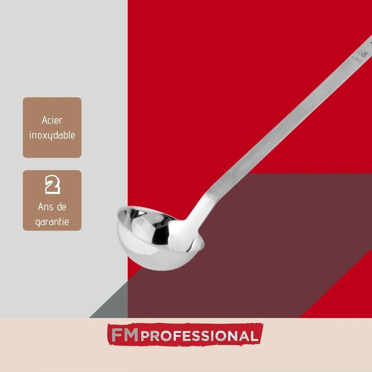 FM Professional Louche en Inox