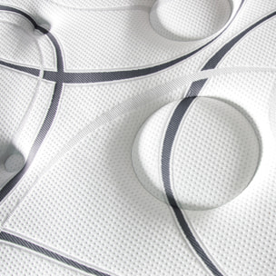 Ensemble 2 places Matelas Memoire de forme Copenhague avec sommier en bois