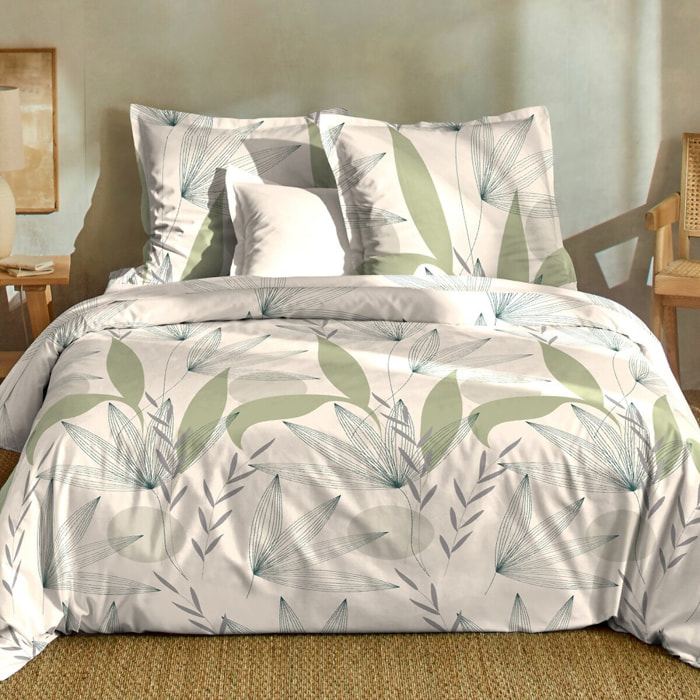 Parure housse de couette 3pcs 100% 100% coton 57 fils_dune