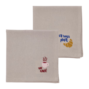 Serviettes en tissu Bistro