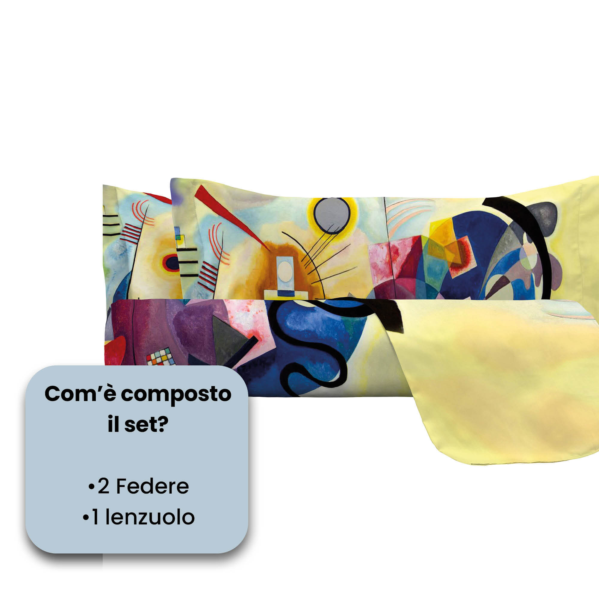 PARURE LETTO SOGNI D'AUTORE, Stampa Digitale, 100% Cotone - 57