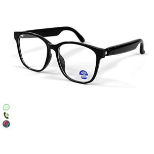 Gafas inteligentes GS08, llamada bluetooth, asistente de voz, control remoto de la cámara.