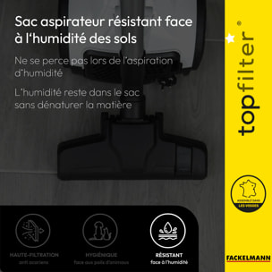 Lot de 4 sacs aspirateur Moulinex TopFilter Premium