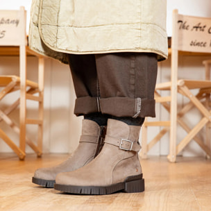 Botines 1837 NOBUCK TAUPE/OXFORD color Taupe