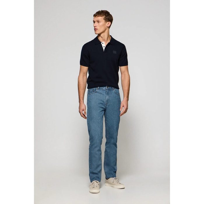Jeans Boston blu denim regular fit