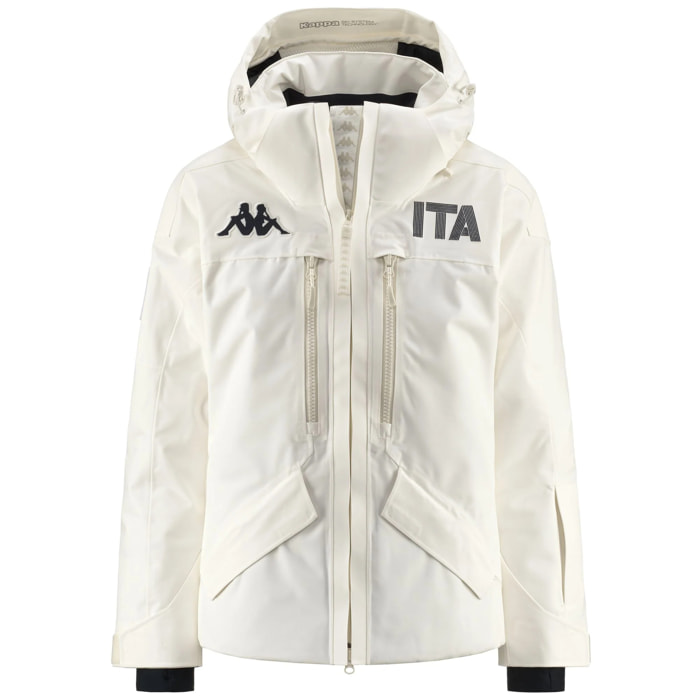 Kappa - Chaquetas Mujer Blanco - 6Cento 604F Ita