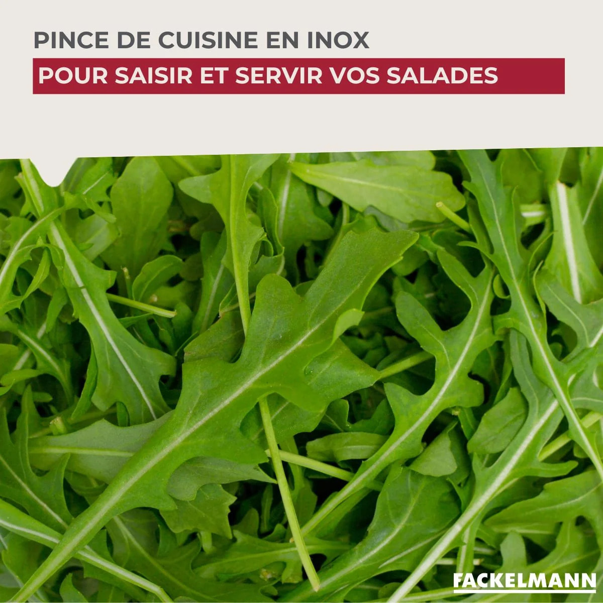 Ensemble de 2 Pinces à spaghettis, de cuisine en Acier inoxydable 19 cm Fackelmann