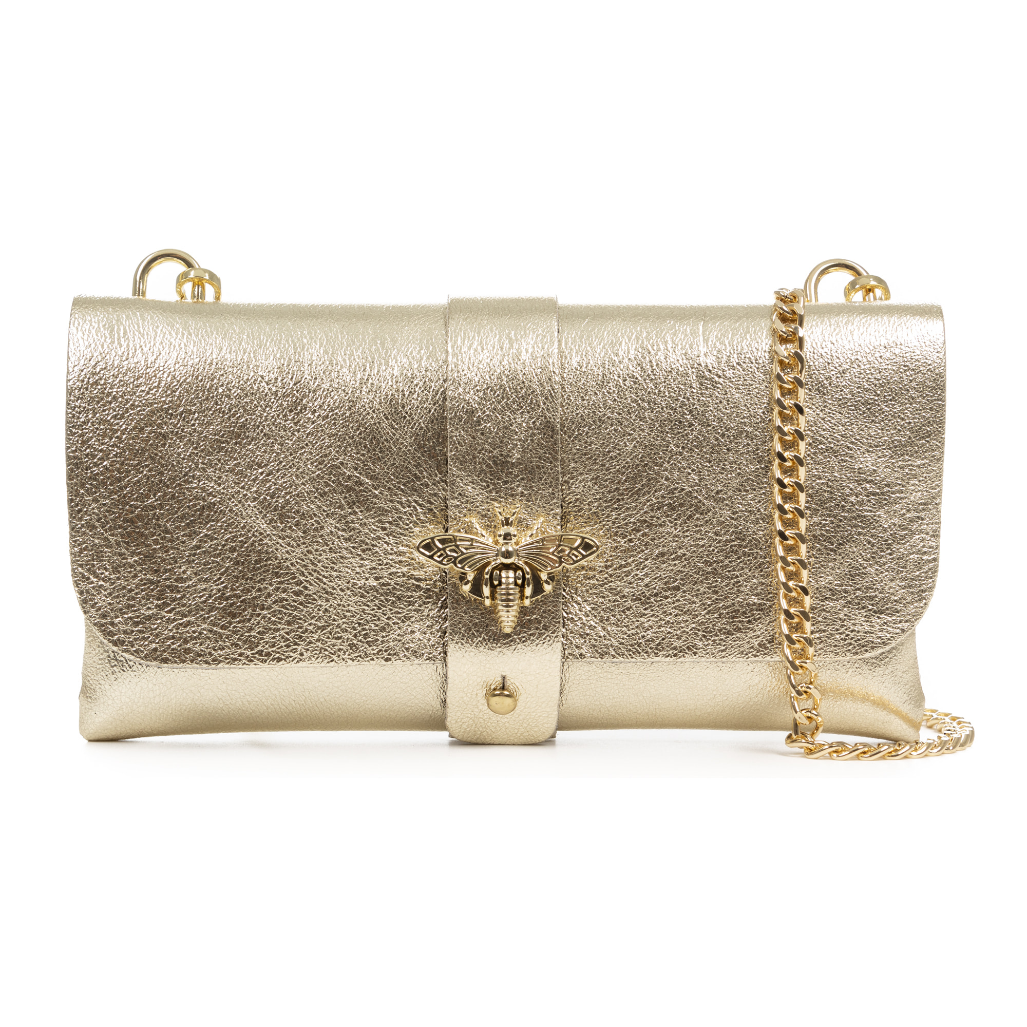 Amaseno bolso bandolera mujer. Piel auténtica Gamuza Lacada.