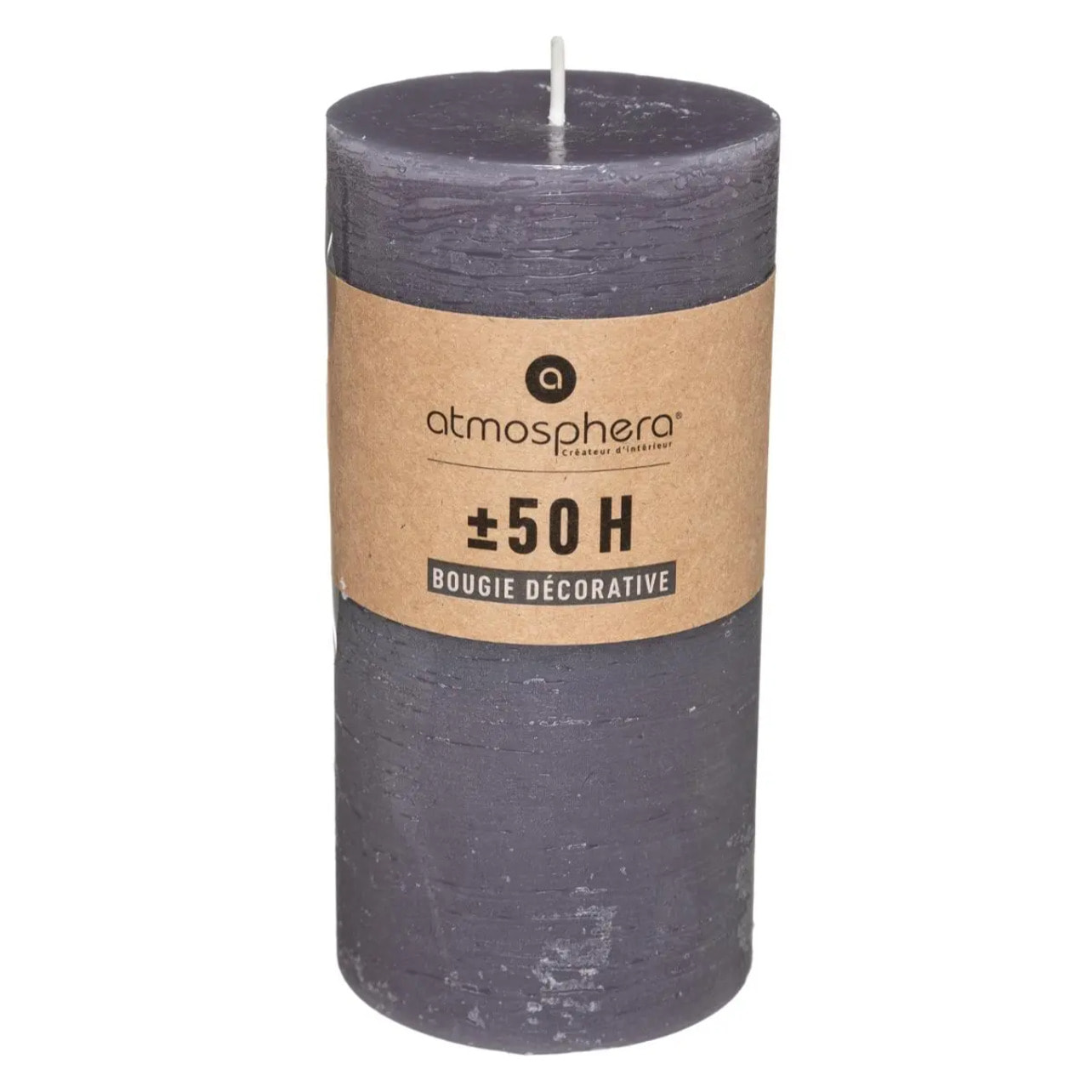 Bougie rustique gris 445g