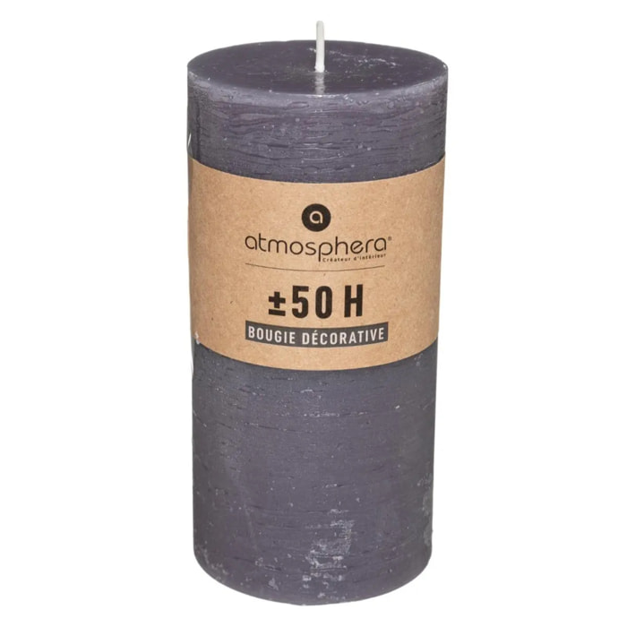 Bougie rustique gris 445g
