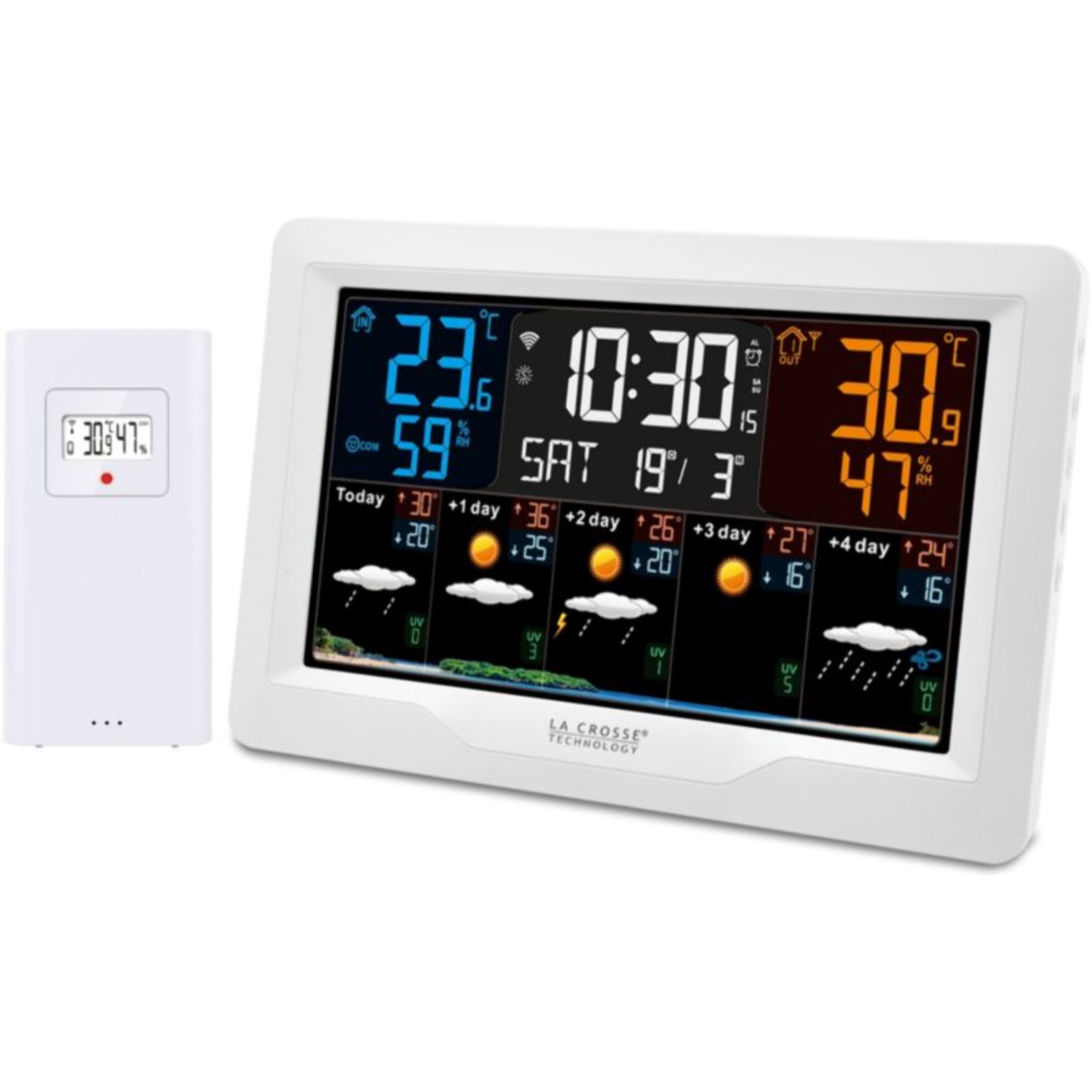 Station météo LA CROSSE SW403-WHI