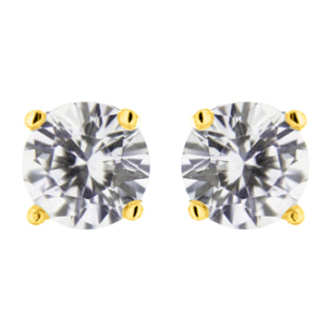 Pendientes Básico acabado oro amarillo 18k