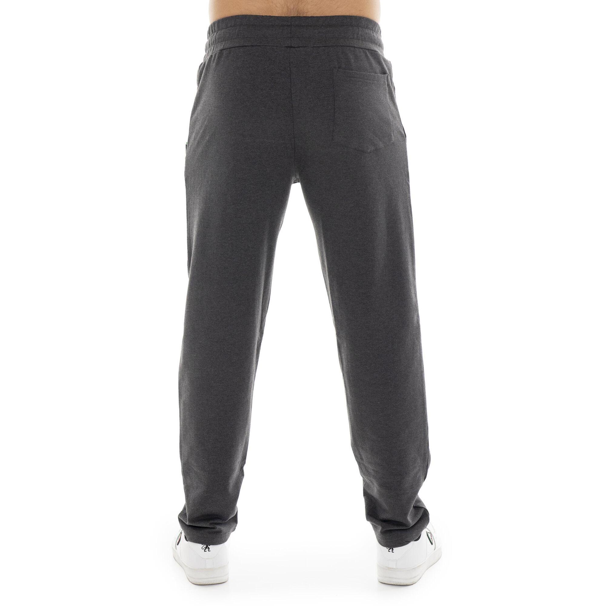 Pantalón de deporte de invierno para hombre sin puños con pequeño logo 'Basic'