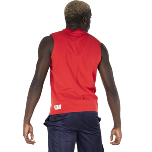 Camiseta de hombre Leone Basic de algodón sin mangas