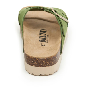 SANDALO CON ZEPPA BILLOWY VERDE