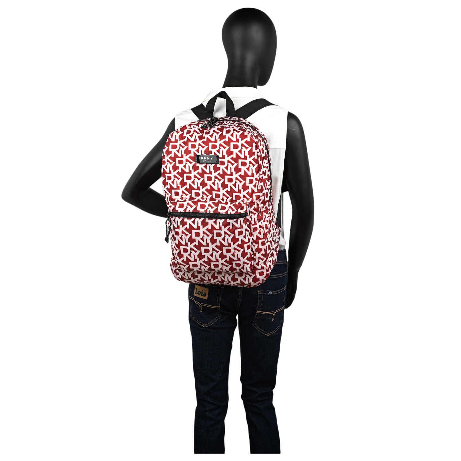 Mochila Casual/Ocio Dkny Dkny-928 Packable Red/White