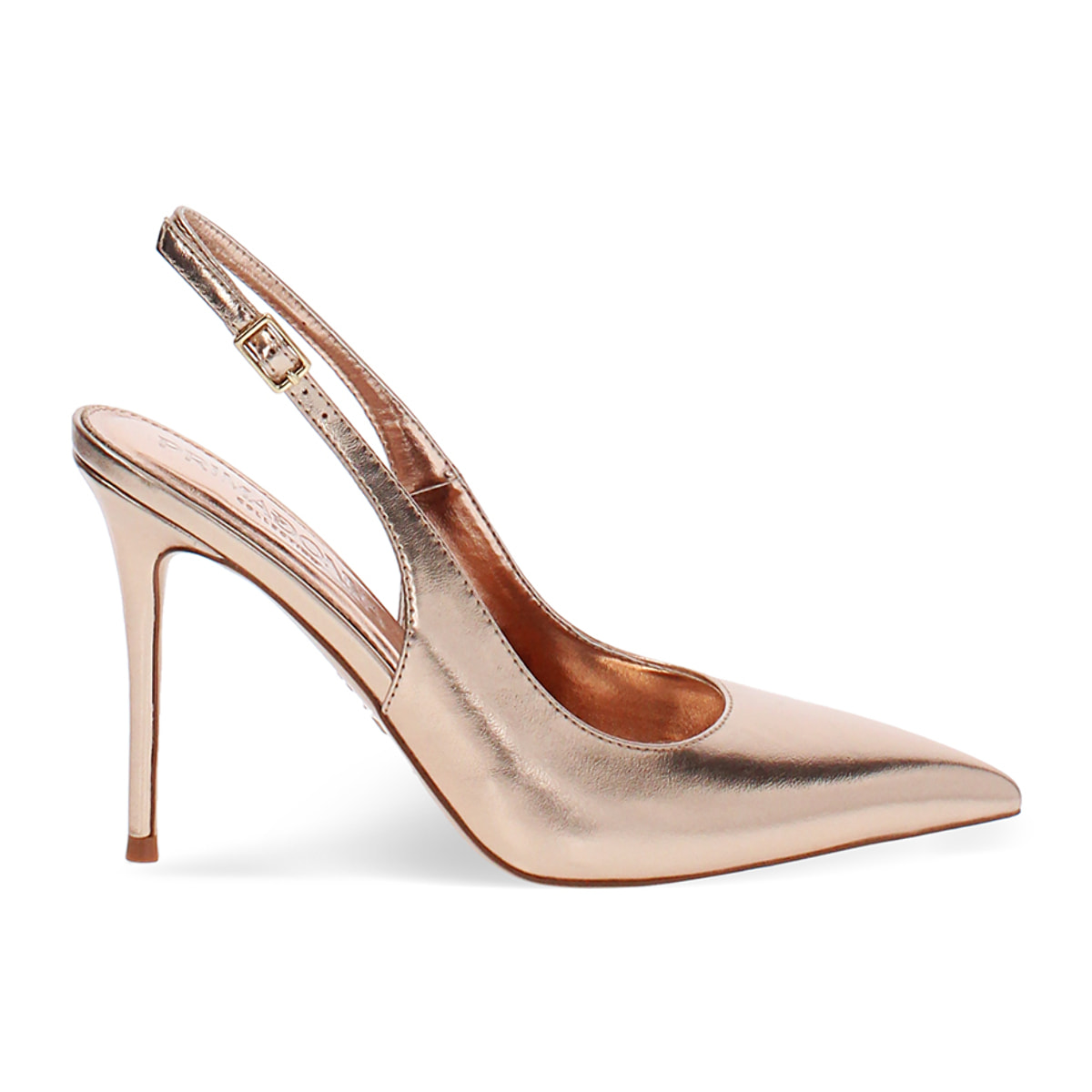 Décolleté rosa-oro tacco 10,2 cm