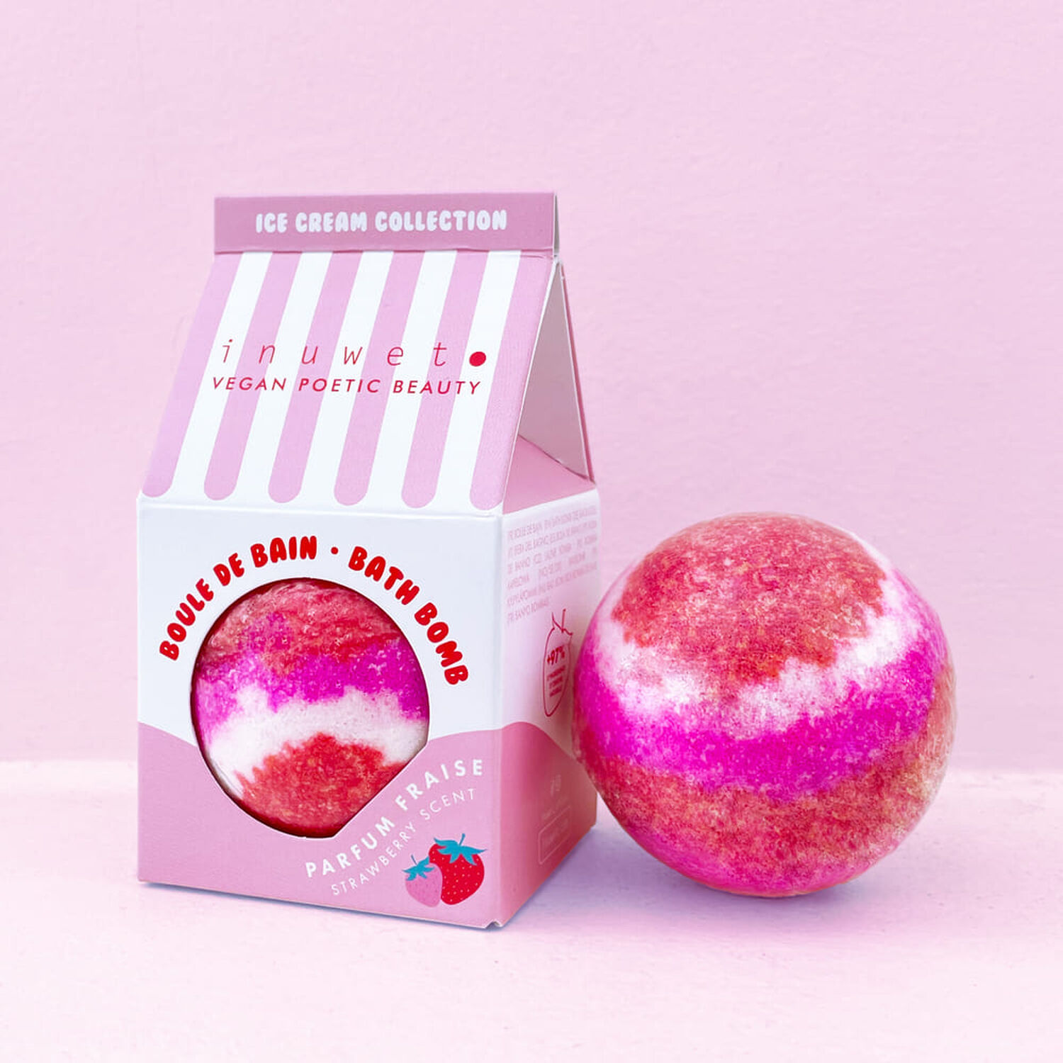 Fraise - Bombe de Bain