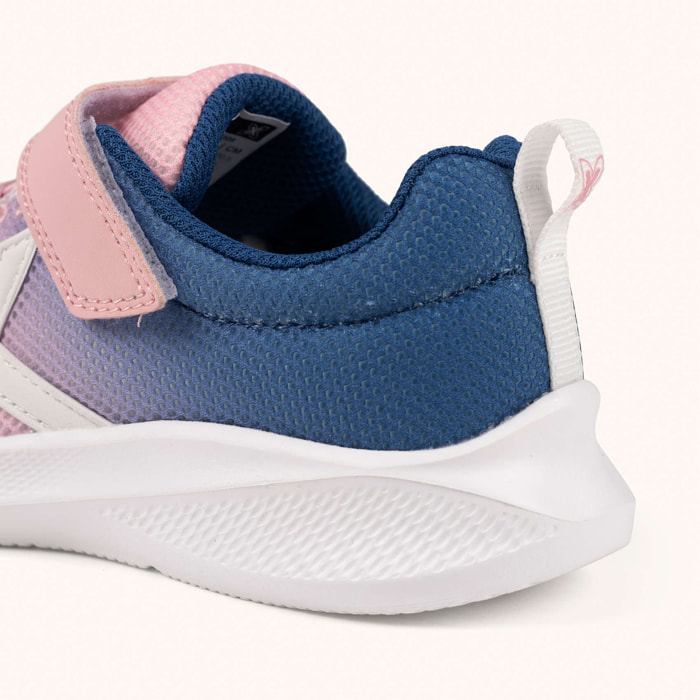 Zapatilla Deportiva Infantil Rosa y Azul Degradado MUNICH MINI LETA 08