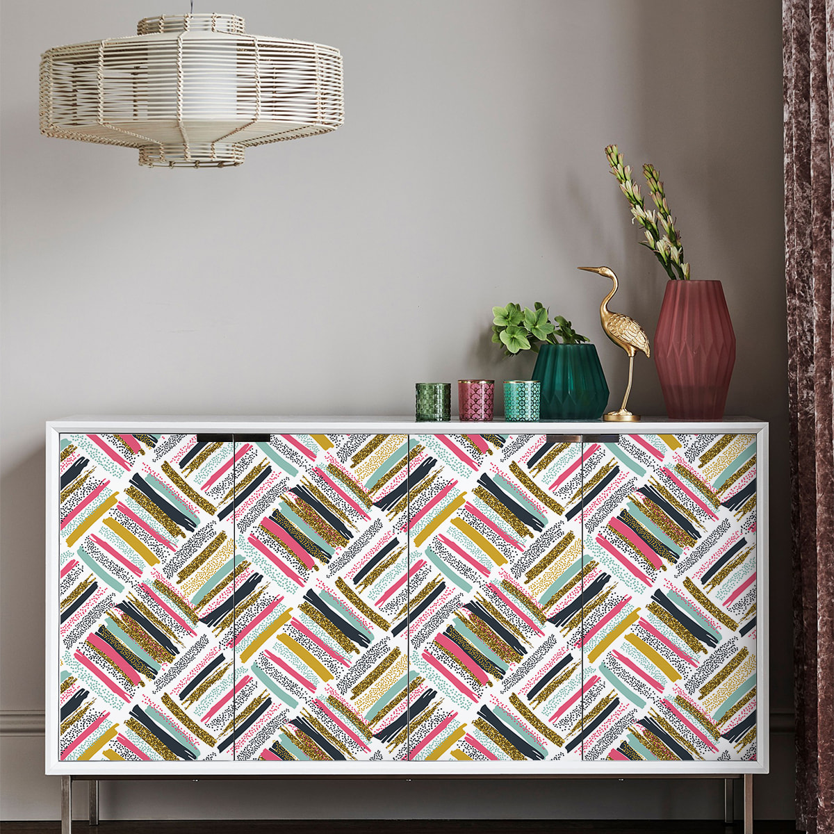 Sticker meuble scandinave ronald 40 x 60 cm