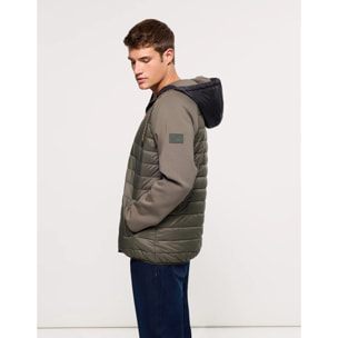 Chaqueta con Capucha Caqui - Nuni