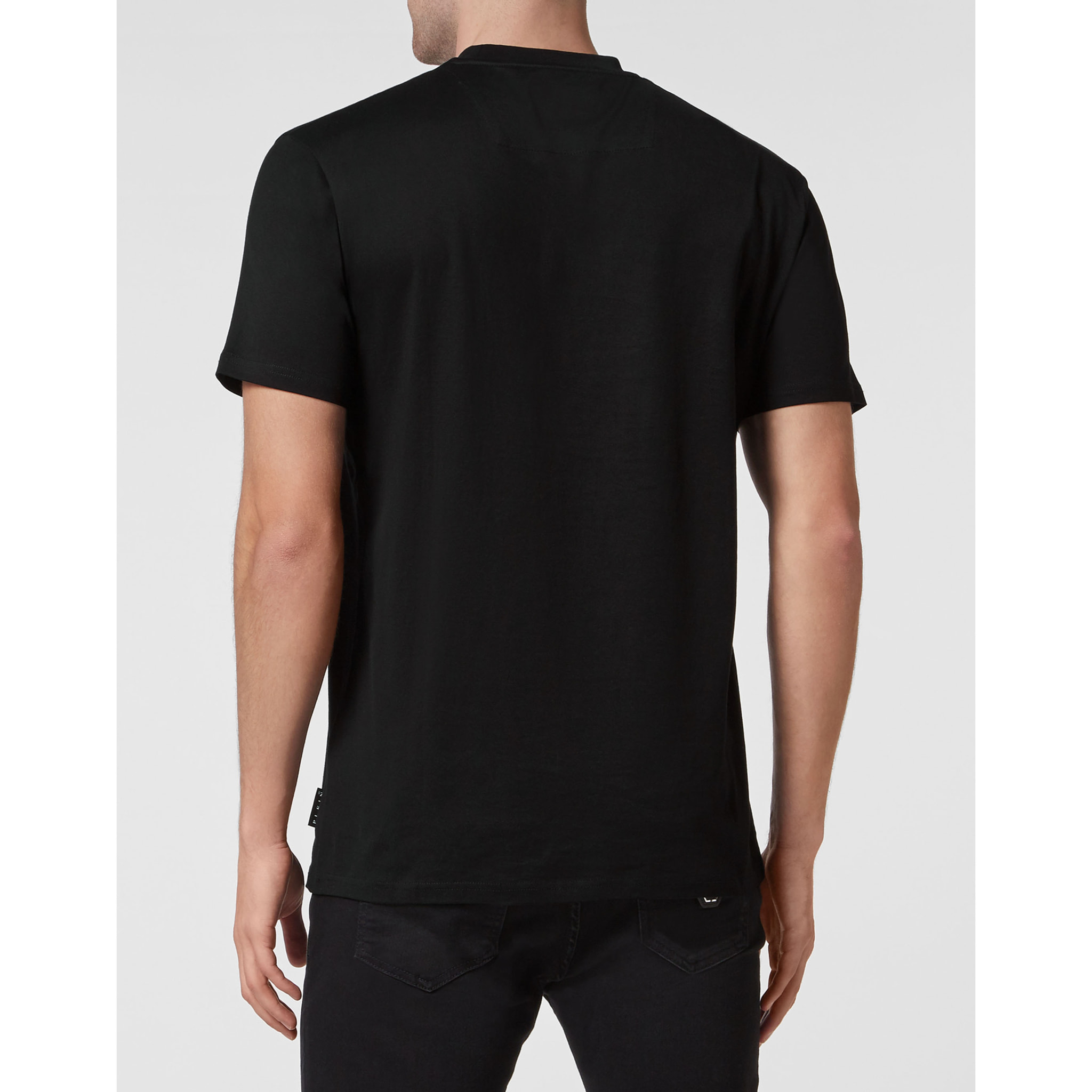 PHILIPP PLEIN Camiseta de cuello redondo y manga corta SKULL