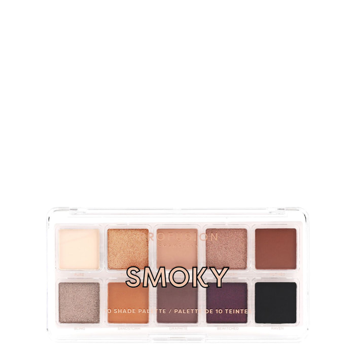 Palette Smoky - 10 Ombres à Paupières