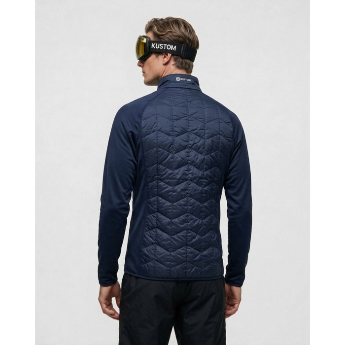 Giacca ibrida isolante uomo KUSTOM MOTUS Hybrid Insulated - Blu navy