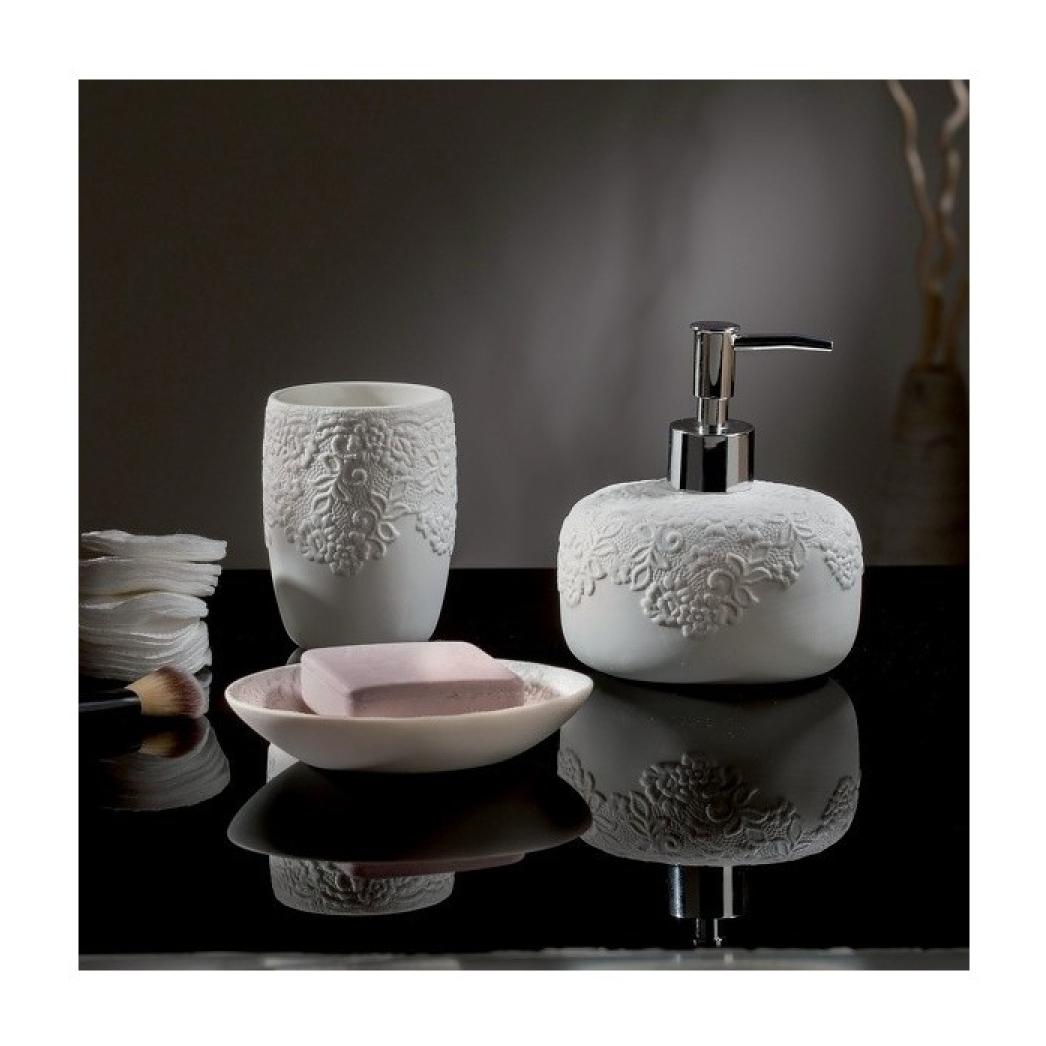 Distributeur de savon Porcelaine COSY Blanc Spirella