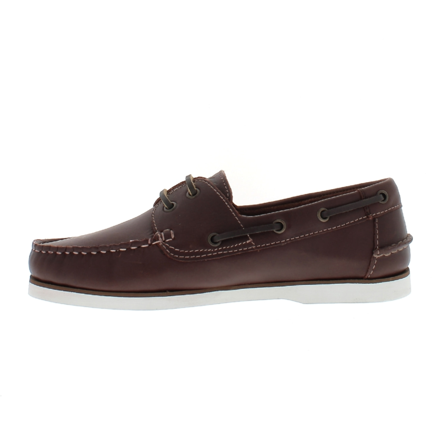 Armata di Mare Scarpe Uomo Mocassini da Barca in Vera Pelle Comfort AMU SS23F390 Burgundy