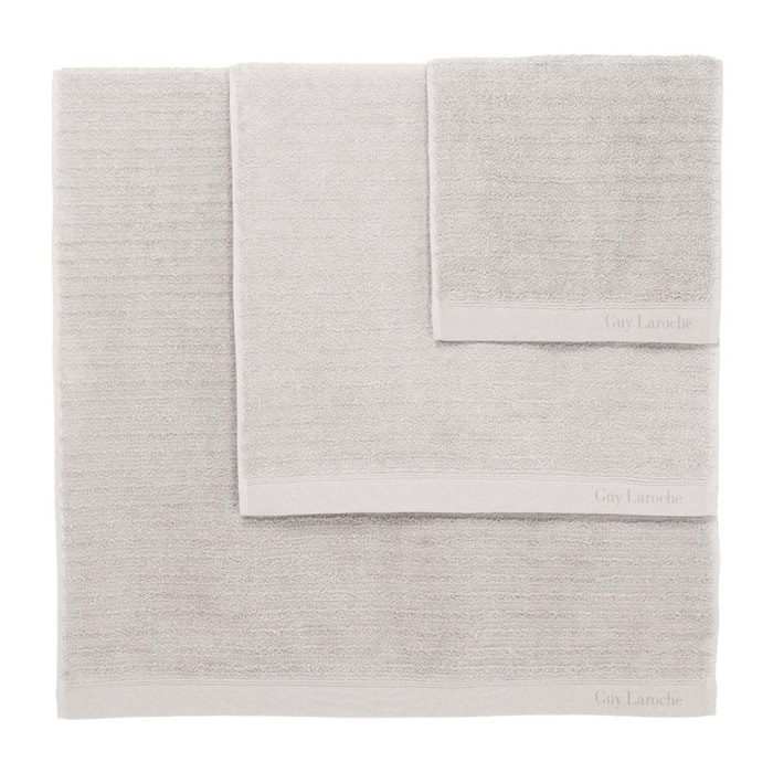 3 serviettes PALACE GUY LAROCHE - coton 550 g/m2 - pierre