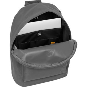 Mochila para portatil 14,1" kappa basics "gris"