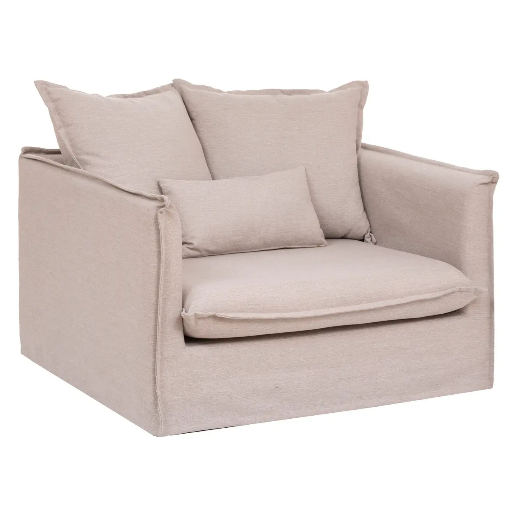 Fauteuil XL "Odilon" beige