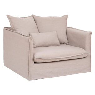 Fauteuil XL "Odilon" beige