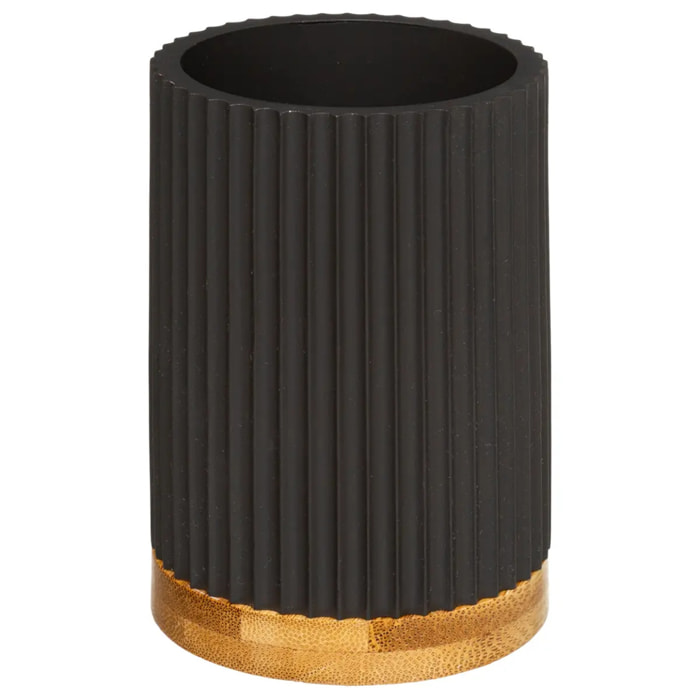 Pot à brosses à dents Noir Modern Color