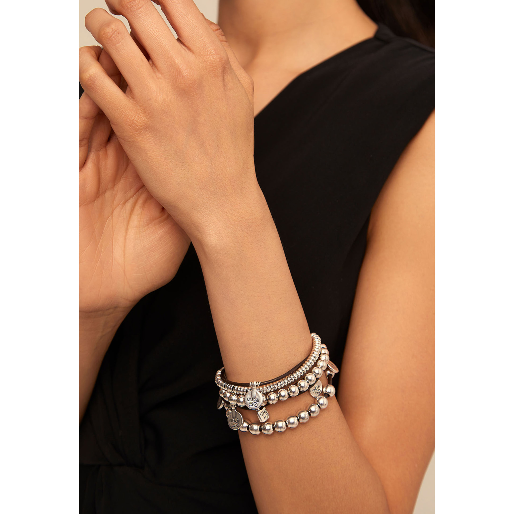 Pulsera El lío pardo PLATEADO XL