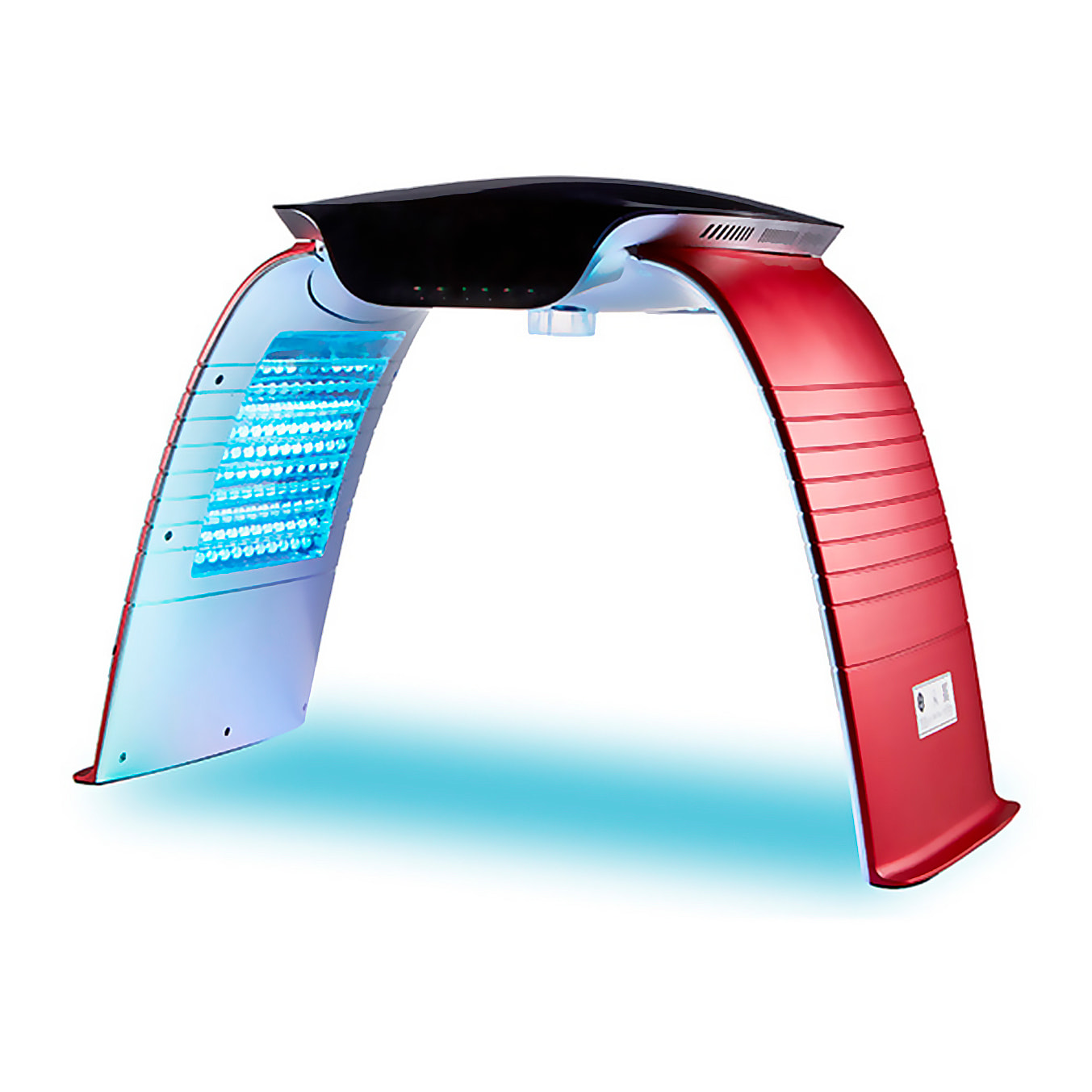 Dispositivo de luminoterapia con 7 colores, niebla de agua y compresa caliente.