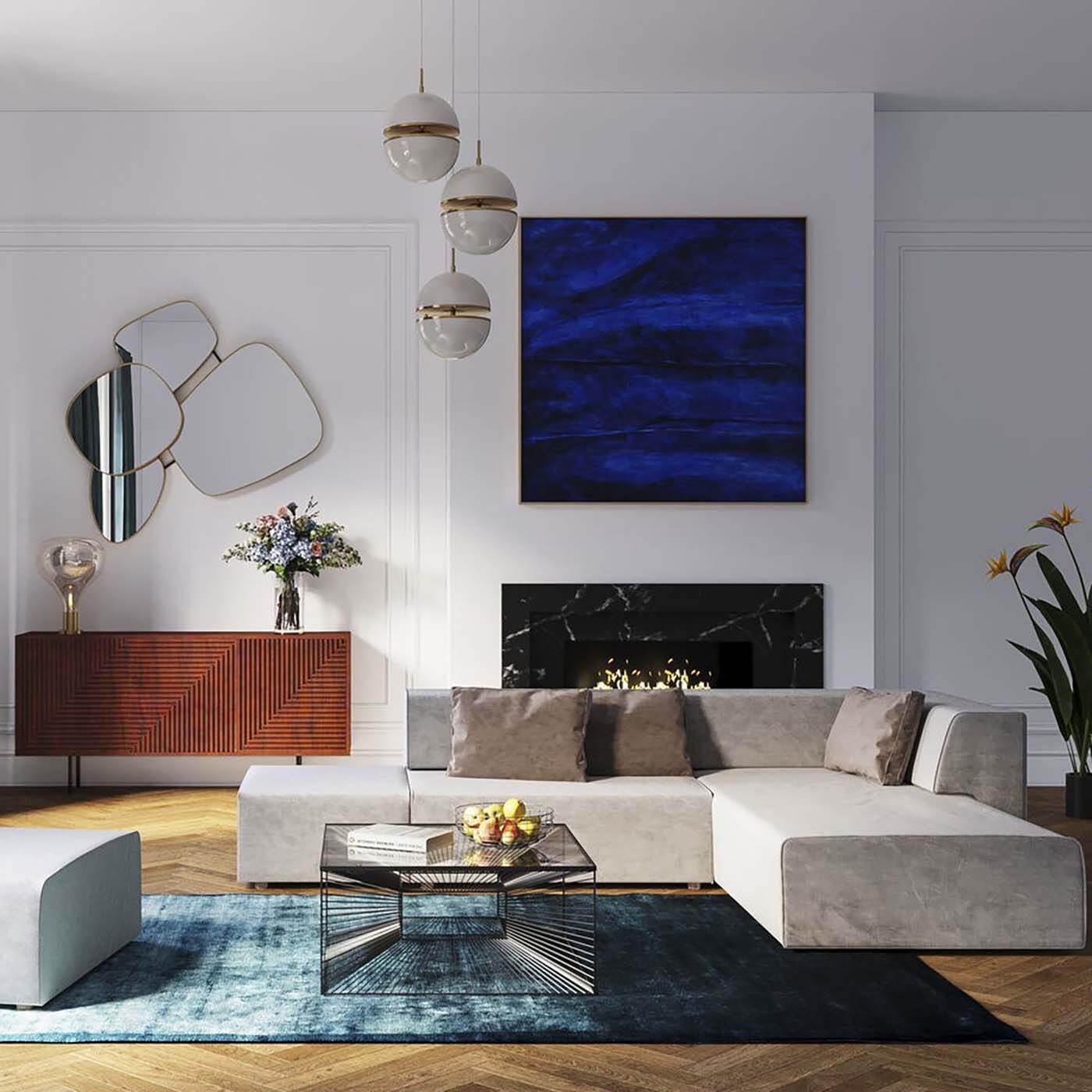 Coussin canapé Infinity gris Kare Design