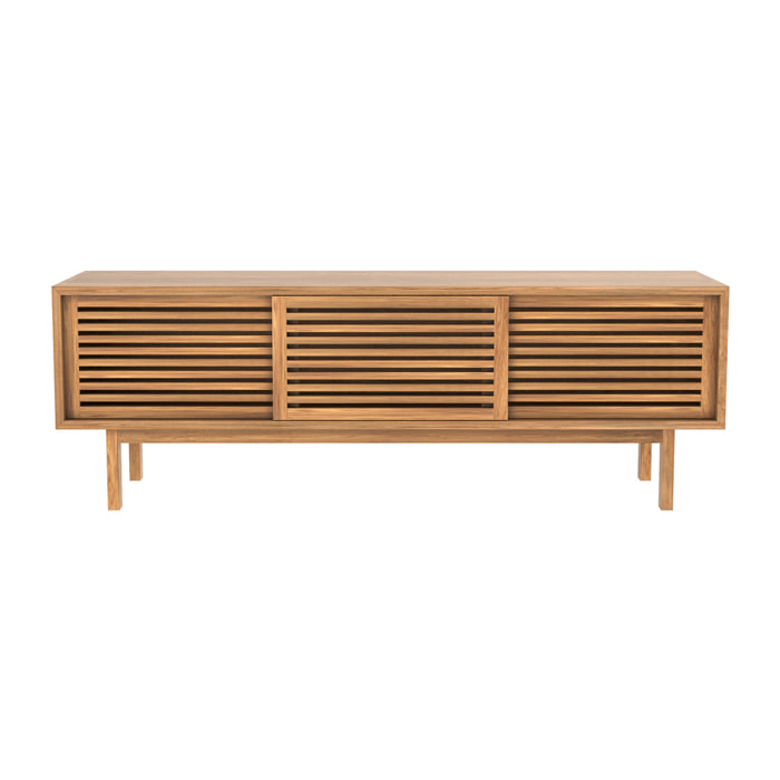 Meuble TV en bois de teck 140 cm - Bormes