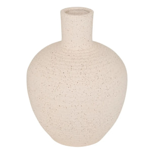 Vase Ted Boule 26x26x33 cm Blanc