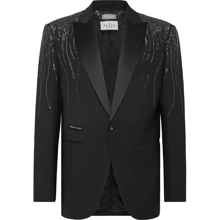 PHILIPP PLEIN One-Button Blazer Slim Fit