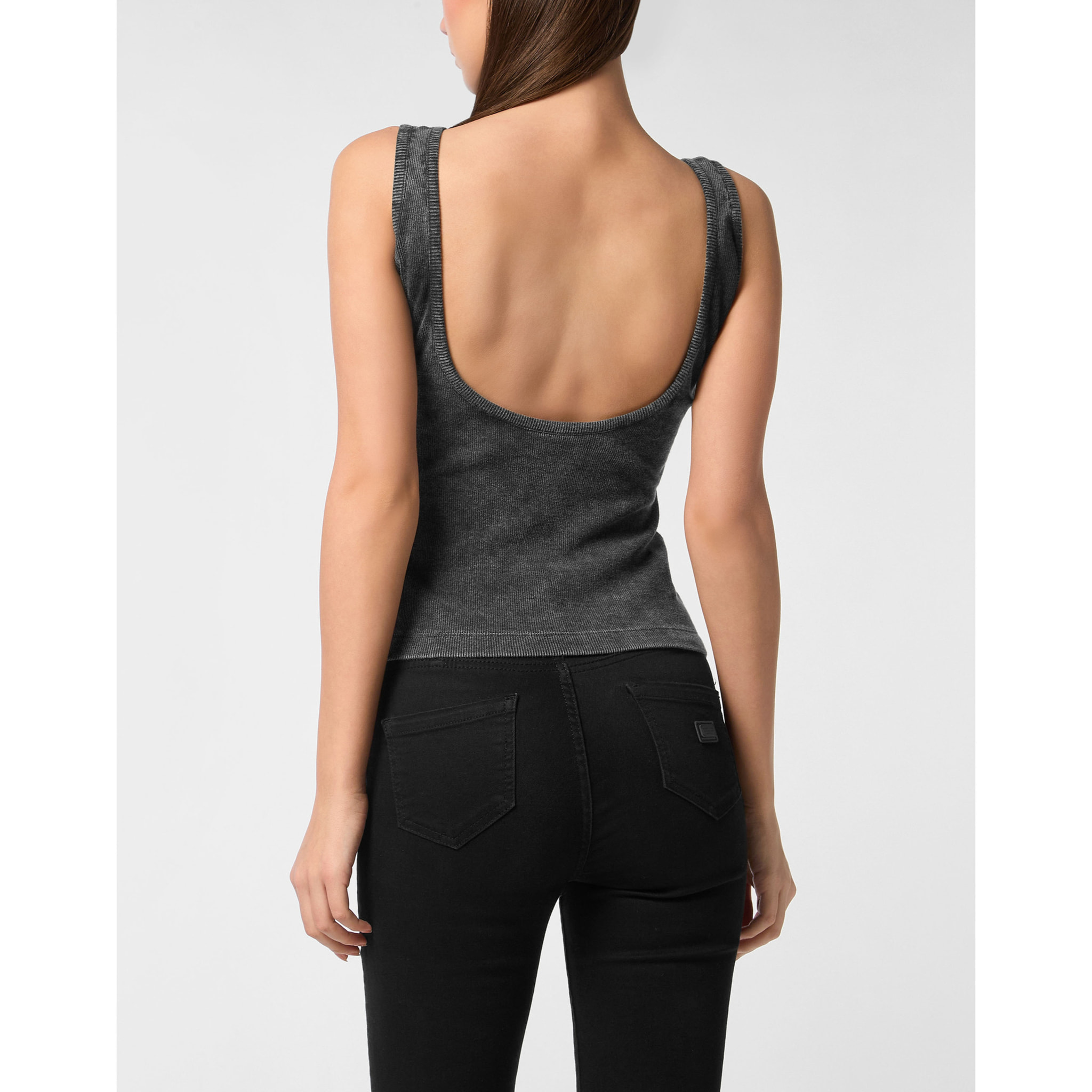 PHILIPP PLEIN Tank Top HEXAGON