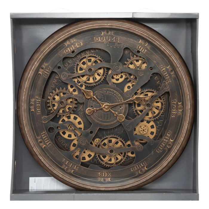 Horloge "Alban" - verre - D76 cm