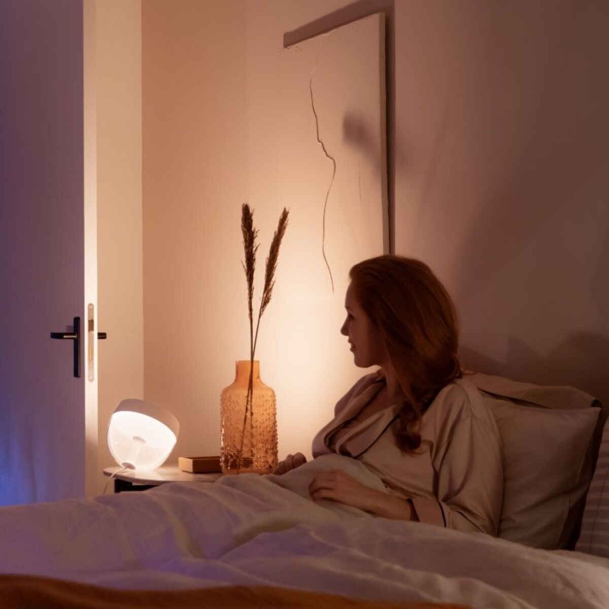 Lampe connectée PHILIPS HUE W&C Iris Noir