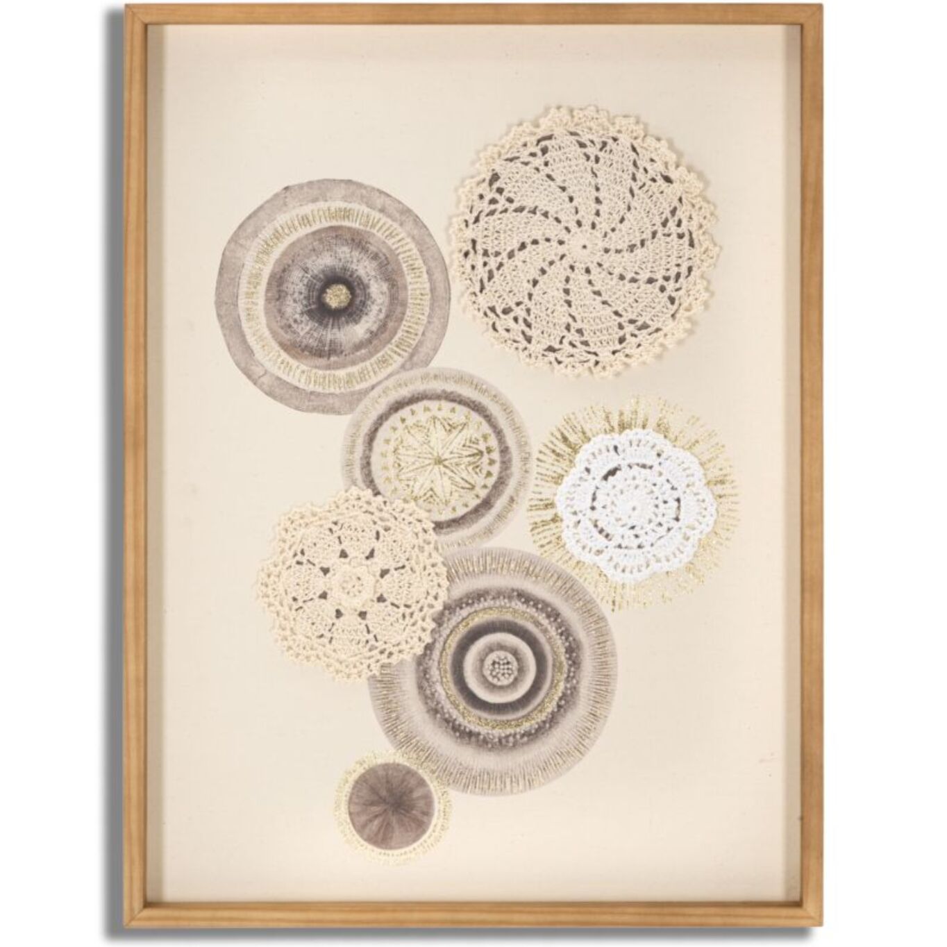 STAMPA SU TELA CIRCLY C/INSERTI CM 45X3,2X60