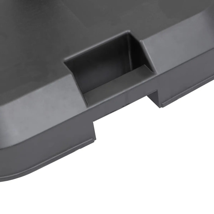 Pied de parasol à roulettes Opanéo Anthracite