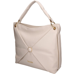 Borsa a spalla da donna In Vera pelle Made in Italy 14x35x40 cm